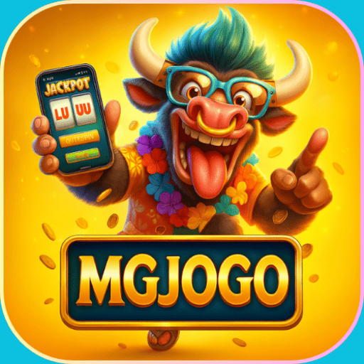 Imagem promocional da MGJOGO mostrando a plataforma e suas vantagens